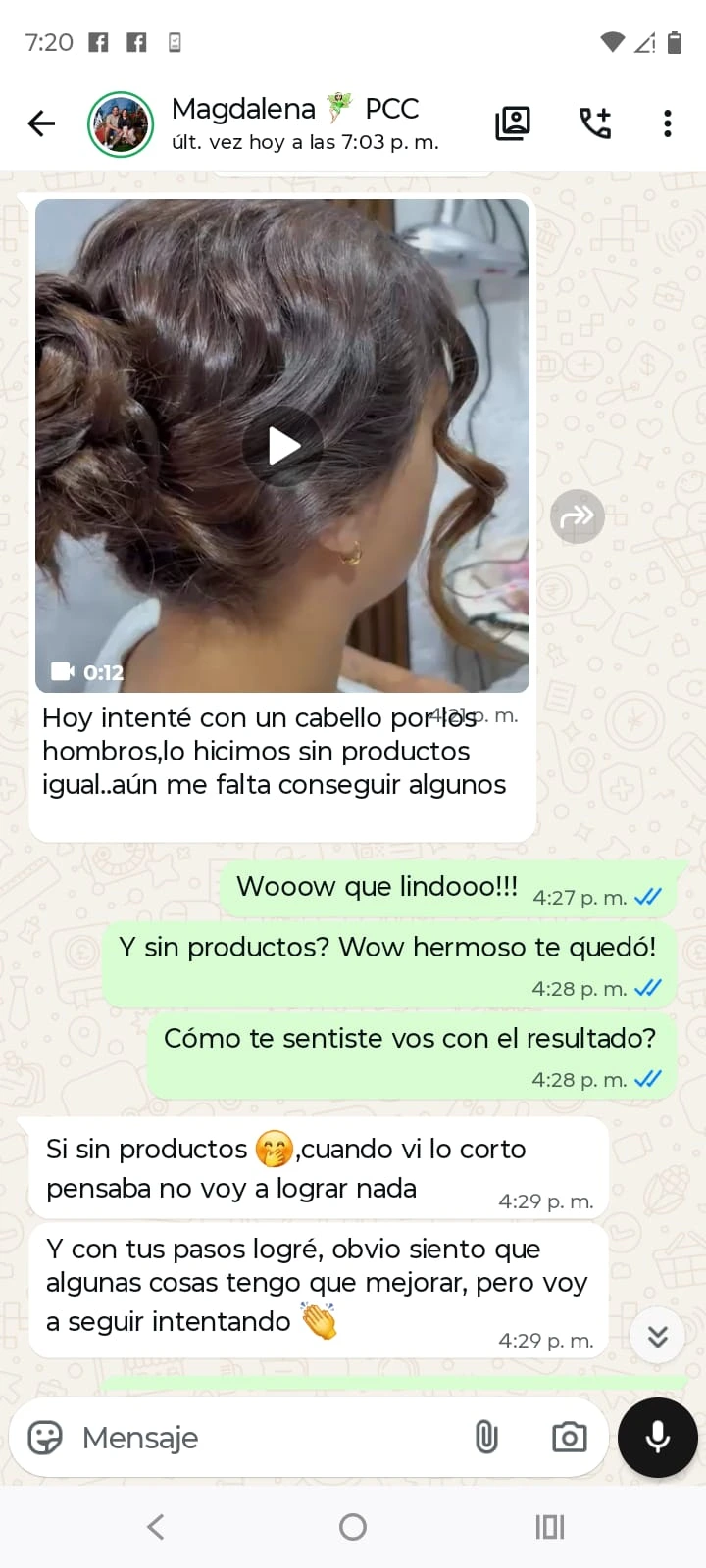 Testimonio de alumna 3